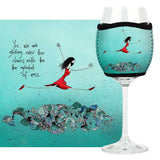 Imagine Ellie Wine Glass Coolers (Standard White Glass)