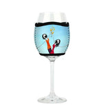 Imagine Ellie Wine Glass Coolers (Large Red Glass)
