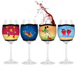 Imagine Ellie Wine Glass Coolers (Large Red Glass)