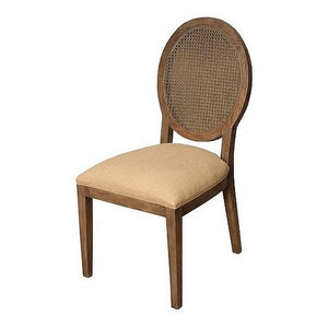 Valdez Dining Chair with Rattan Back
