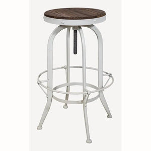 French Country Workshop Stool White