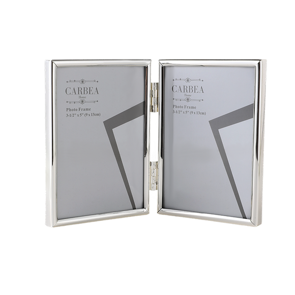Silver Picture Frame Double 3
