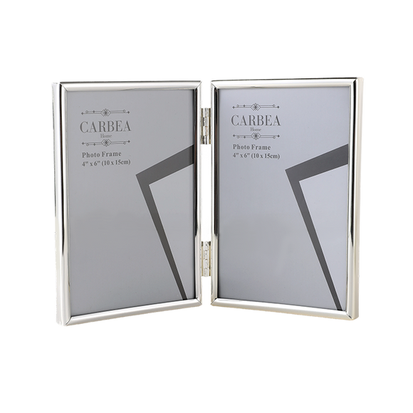 Silver Picture Frame Double 4