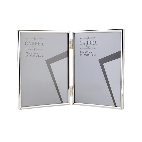 Silver Picture Frame Double 5