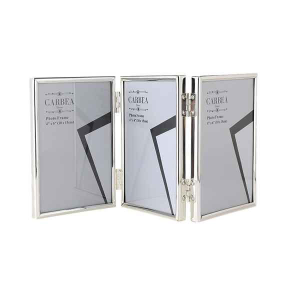 Silver Picture Frame Triple 4