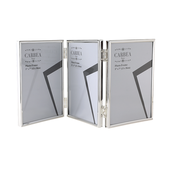 Silver Picture Frame Triple 5