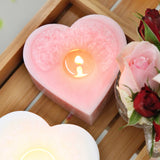 Living Light Boxed Heart Candle