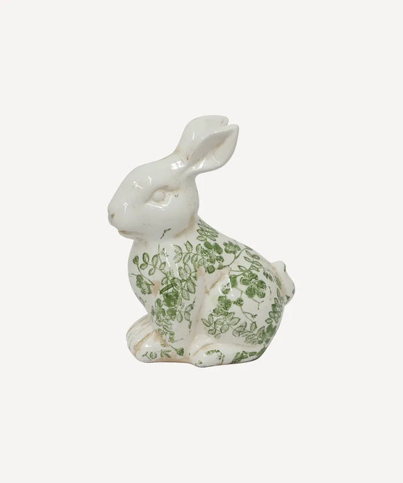 French Country Botanical Bunny Decor