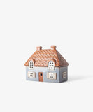 French Country Cotswold Tea Light Cottage Blue