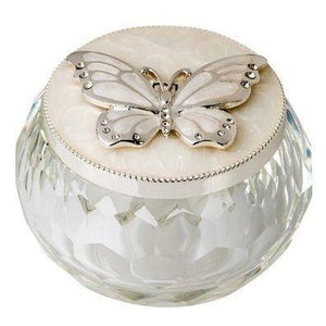Jewellery Box 2 Butterfly - Glass & Expoxy 7.5X7.5X5 CM