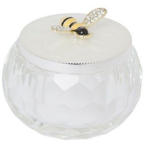 Jewellery Box with Bee - Glass & Epoxy 7X7X6CM