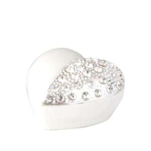 Jewellery Box with Heart 2" Split Diamonte