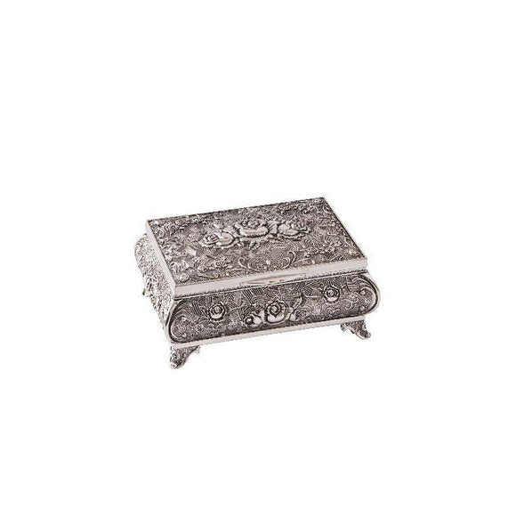 Jewellery Box Queen Anne 3.5' Silver Plated