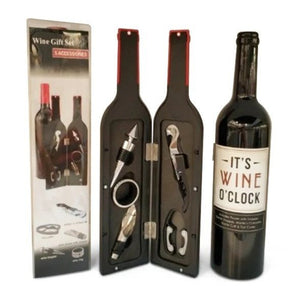 Men's Republic Wine Tool Gift Set - 5 pcs in Bottle